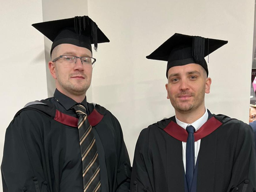Two committed Derbyshire Healthcare colleagues awarded with degrees in Mechanical Engineering