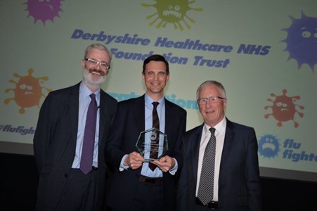 Trust wins national award for staff flu campaign