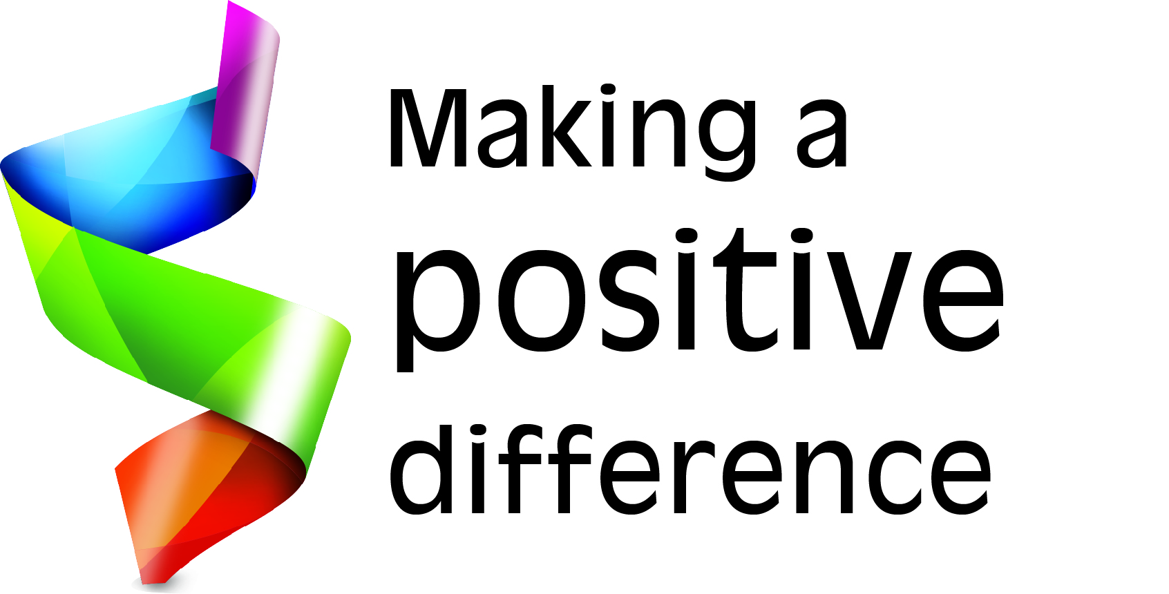 Making a positive difference graphic