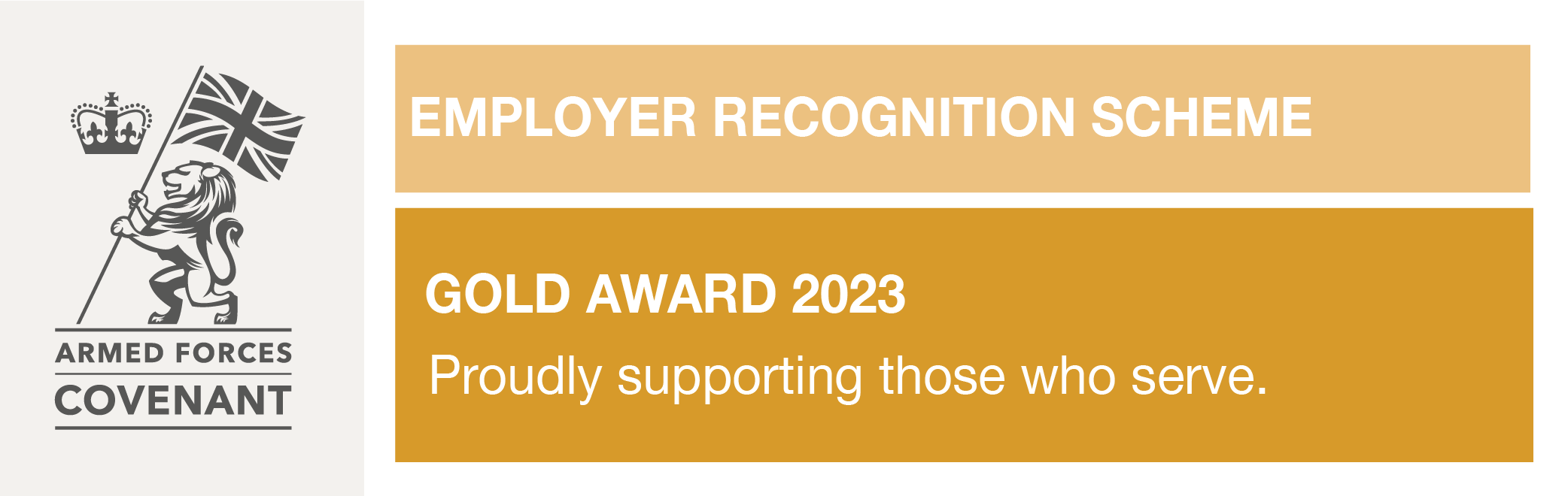 Trust given national employer gold award for supporting armed forces