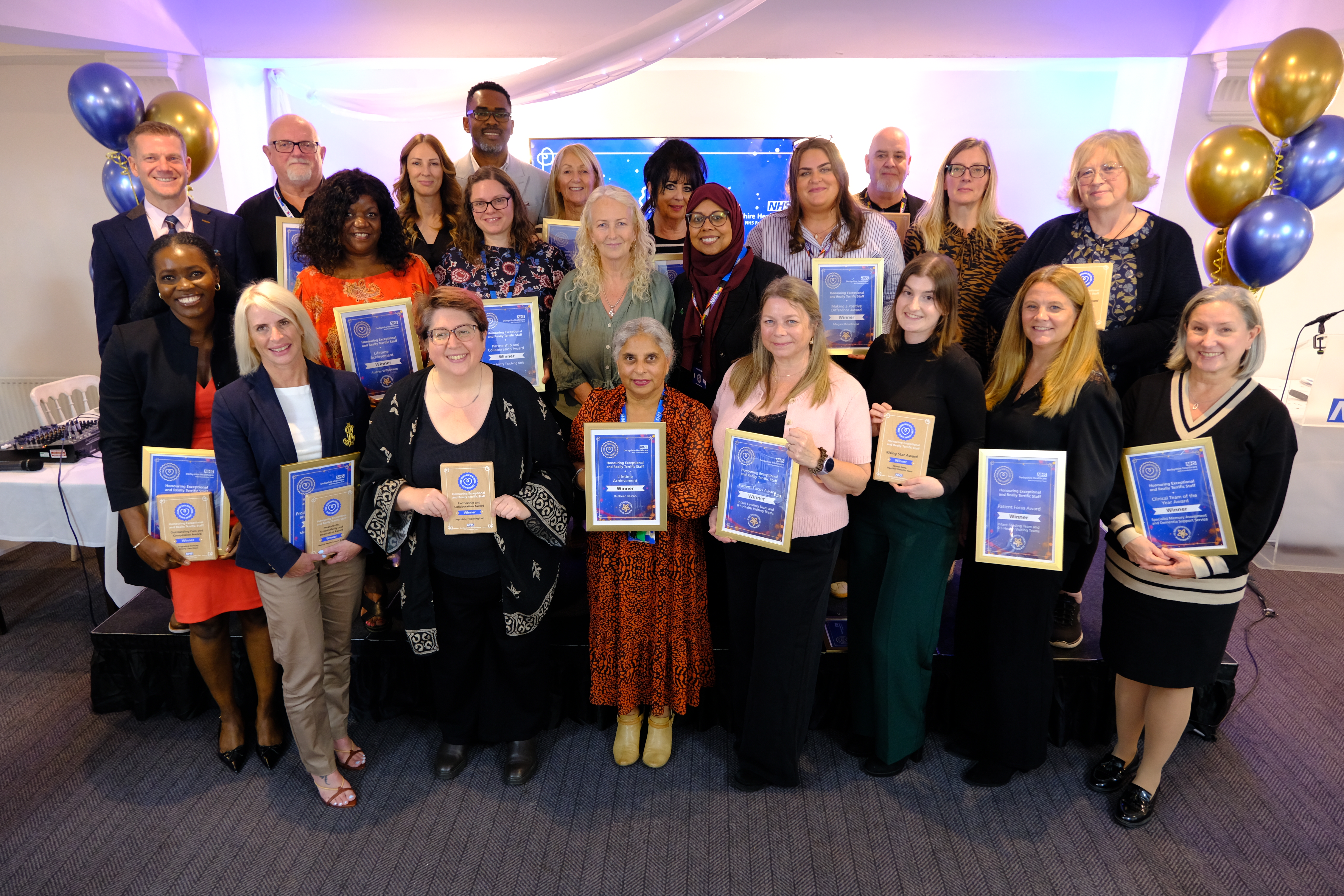 And the winners are&hellip; NHS colleagues celebrated for making a difference across Derbyshire at Derbyshire Healthcare&rsquo;s HEARTS Awards 2026