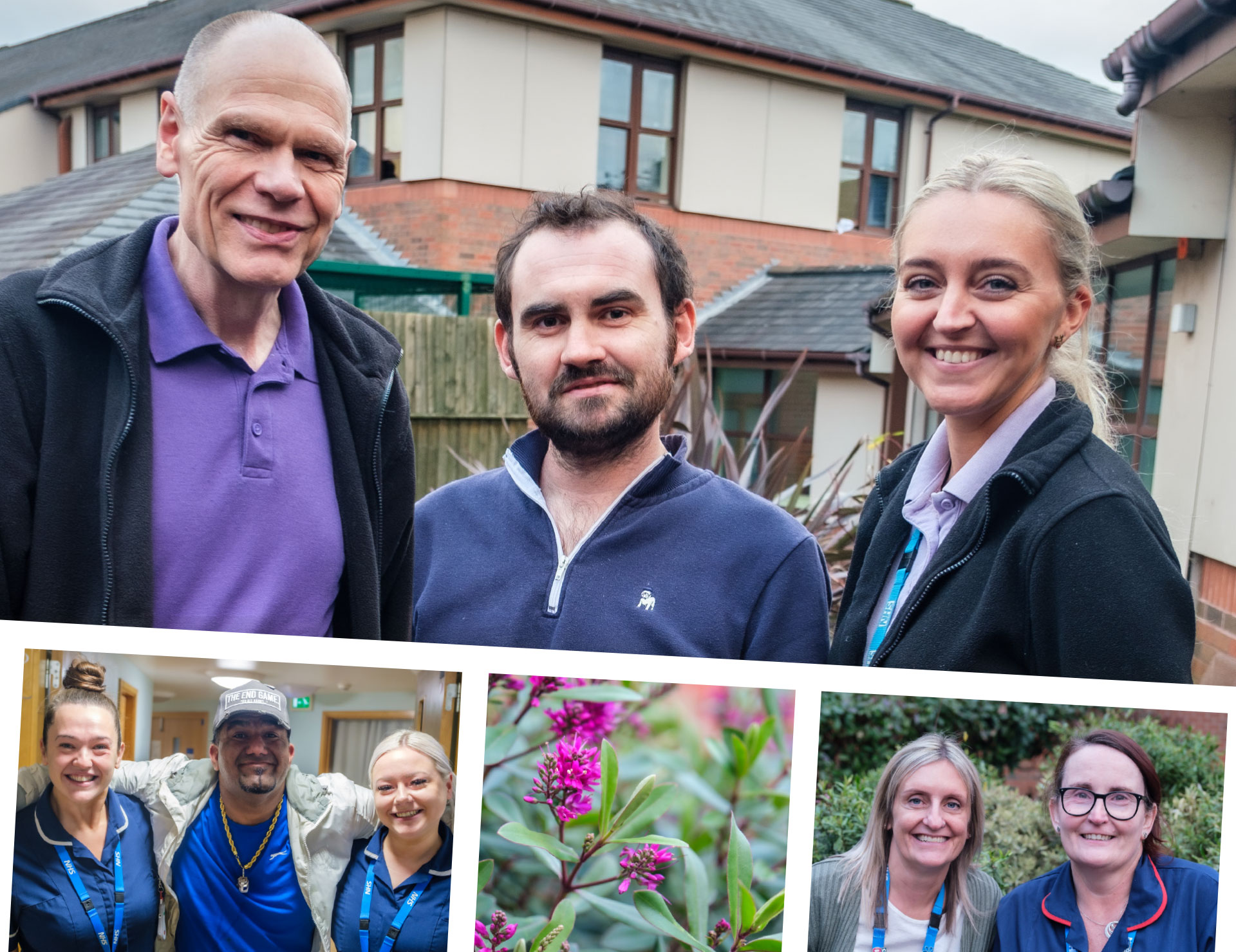 Staff and patients from the Radbourne Unit - Derbyshire Healthcare
