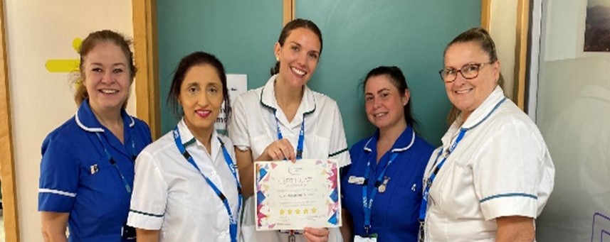 Derbyshire NHS Mental Health team awarded for dignity shown to patients in their care