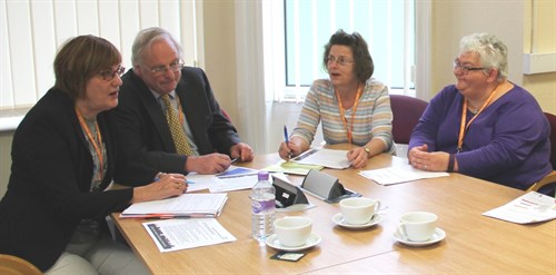 Derbyshire Healthcare NHS Foundation Trust - John Morrissey, lead governor, with other governors 2.jpg
