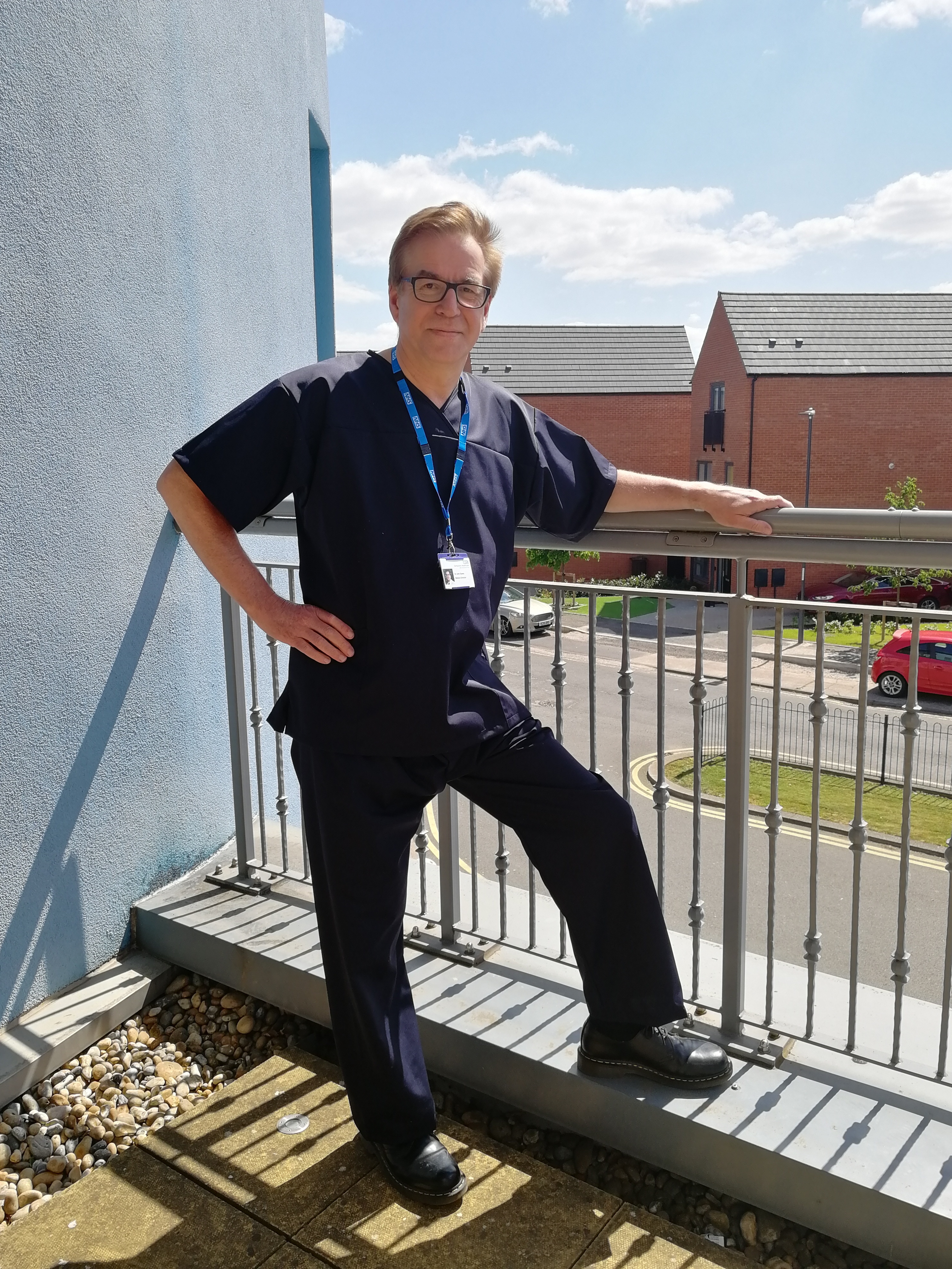 Derbyshire healthcare staff sport stylish new scrubs thanks to Derbyshire manufacturer