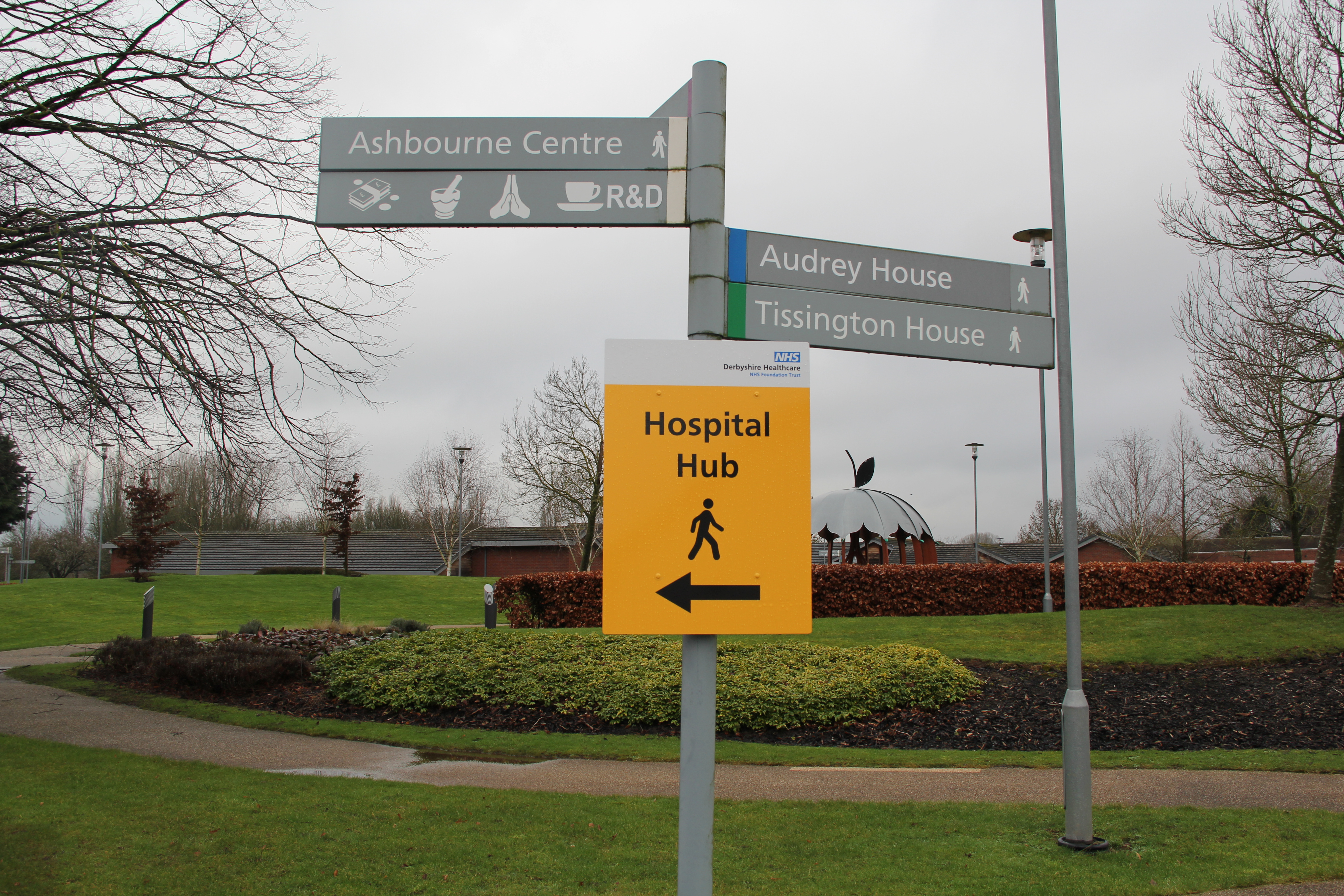 hospital hub sign 2