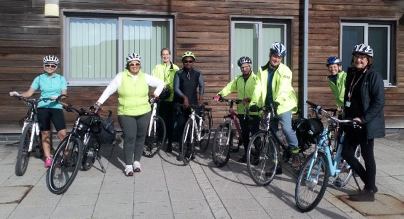 Derbyshire Healthcare Staff ‘Ride for their Lives’ to raise awareness for climate change and air pollution
