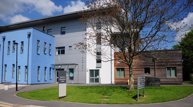 Image of the exterior of the Centre of Research and Development