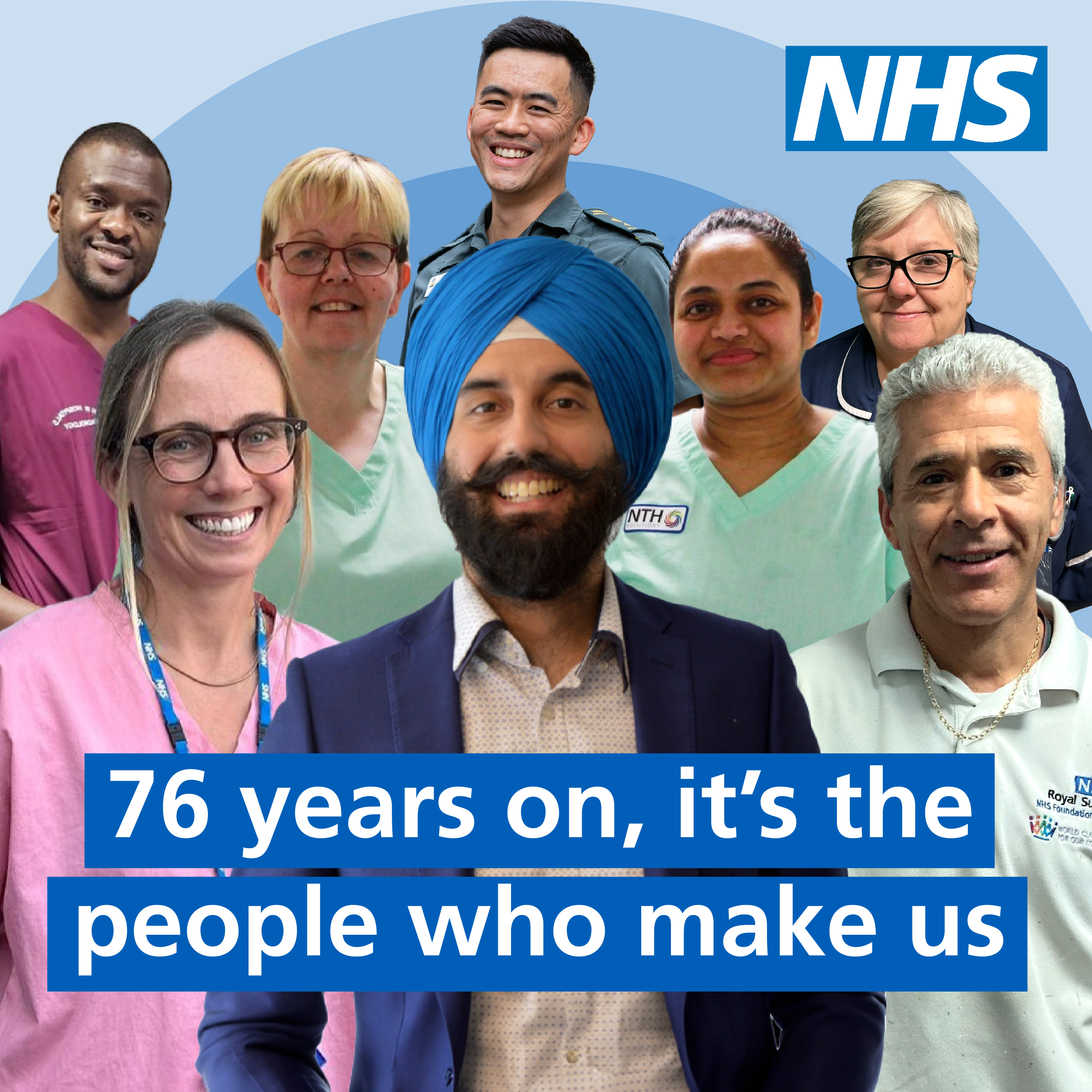 Marking the 76th anniversary of the NHS with a huge thank you to all those working for this fantastic organisation