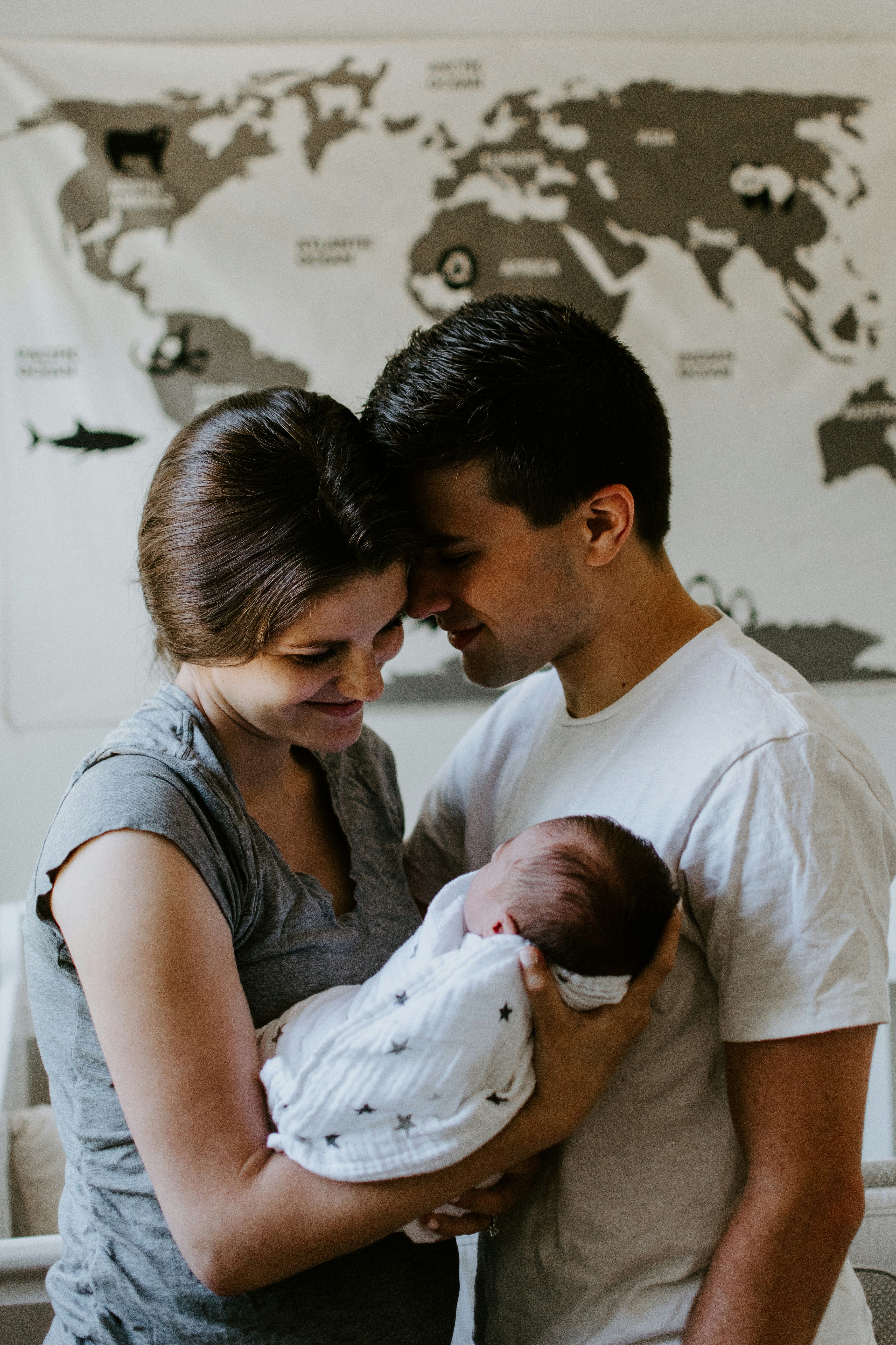 Parents and baby together