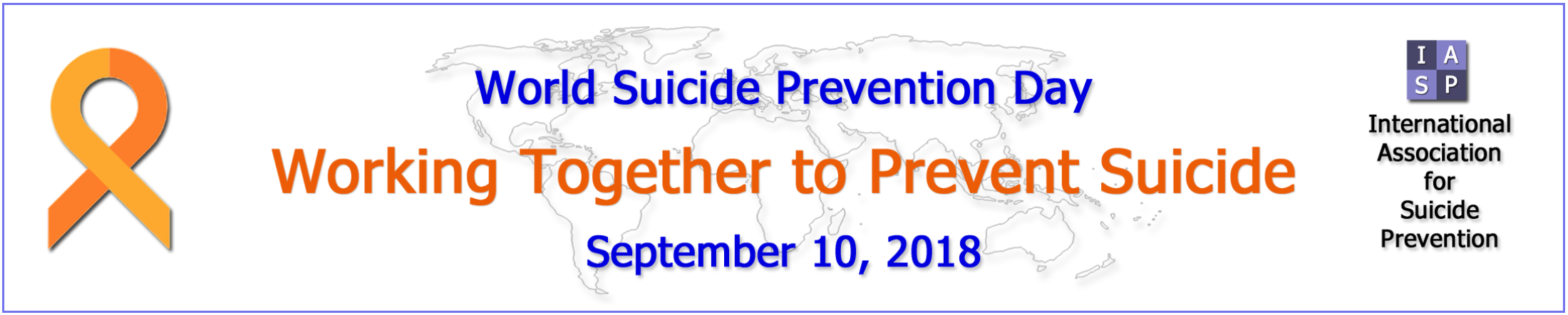 World Suicide Prevention Day poster 