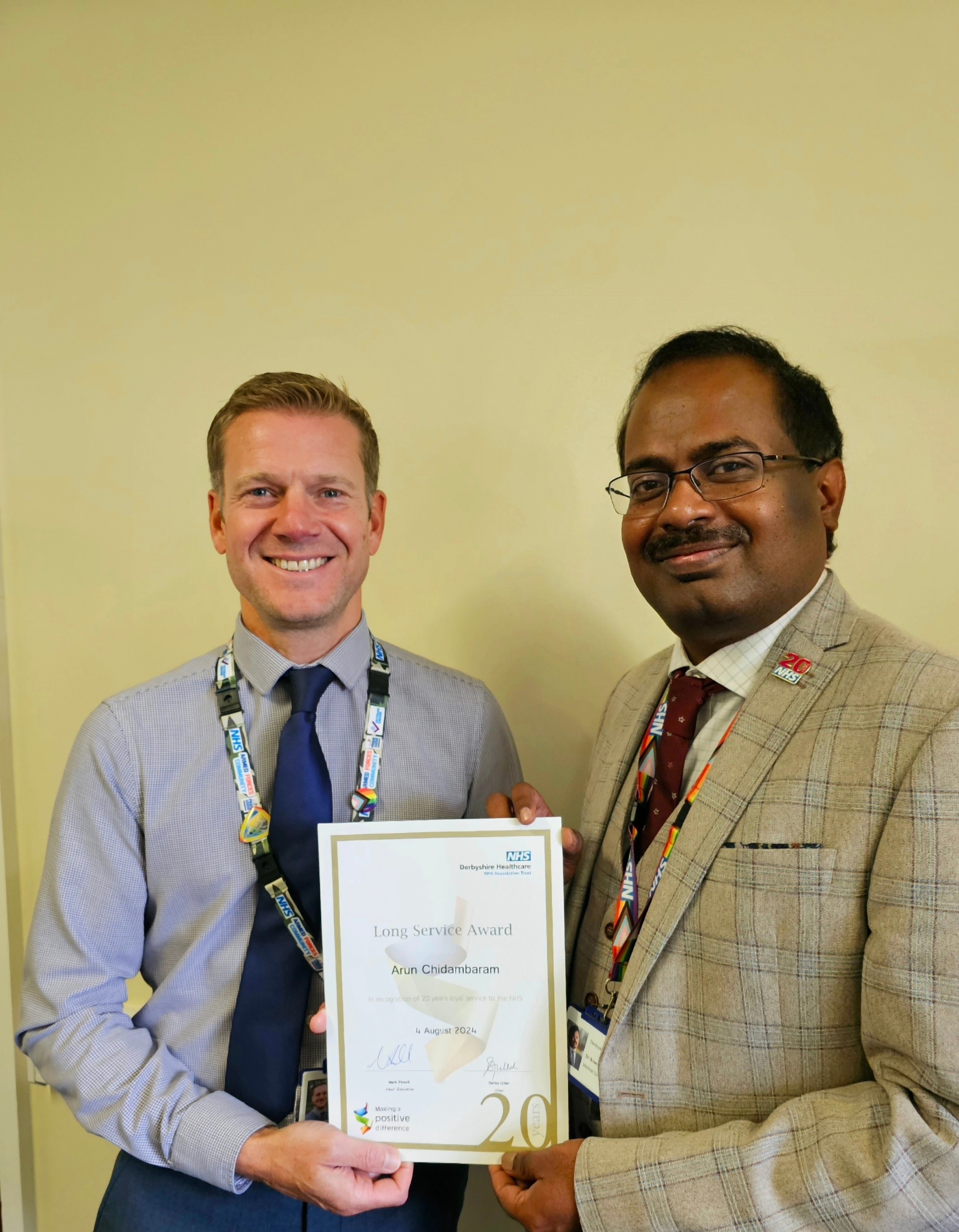 Trust Medical Director reflects on his NHS career, 20 years on