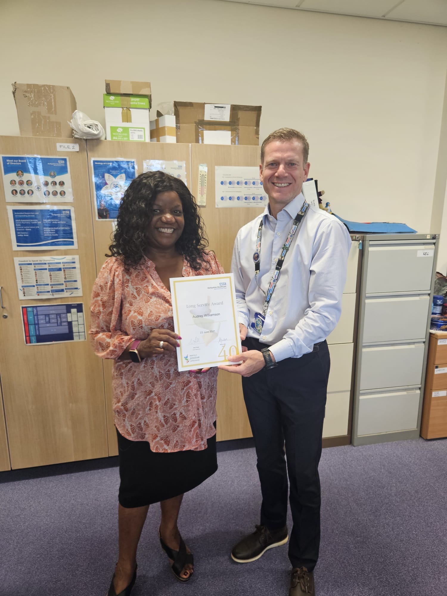 Local nurse celebrates over 40 years of caring for Derbyshire patients
