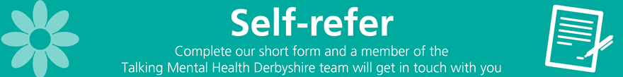 "self refer" image with blue flower, link to the referral form