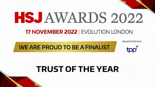Derbyshire Healthcare shortlisted for HSJ Trust of the Year 2022