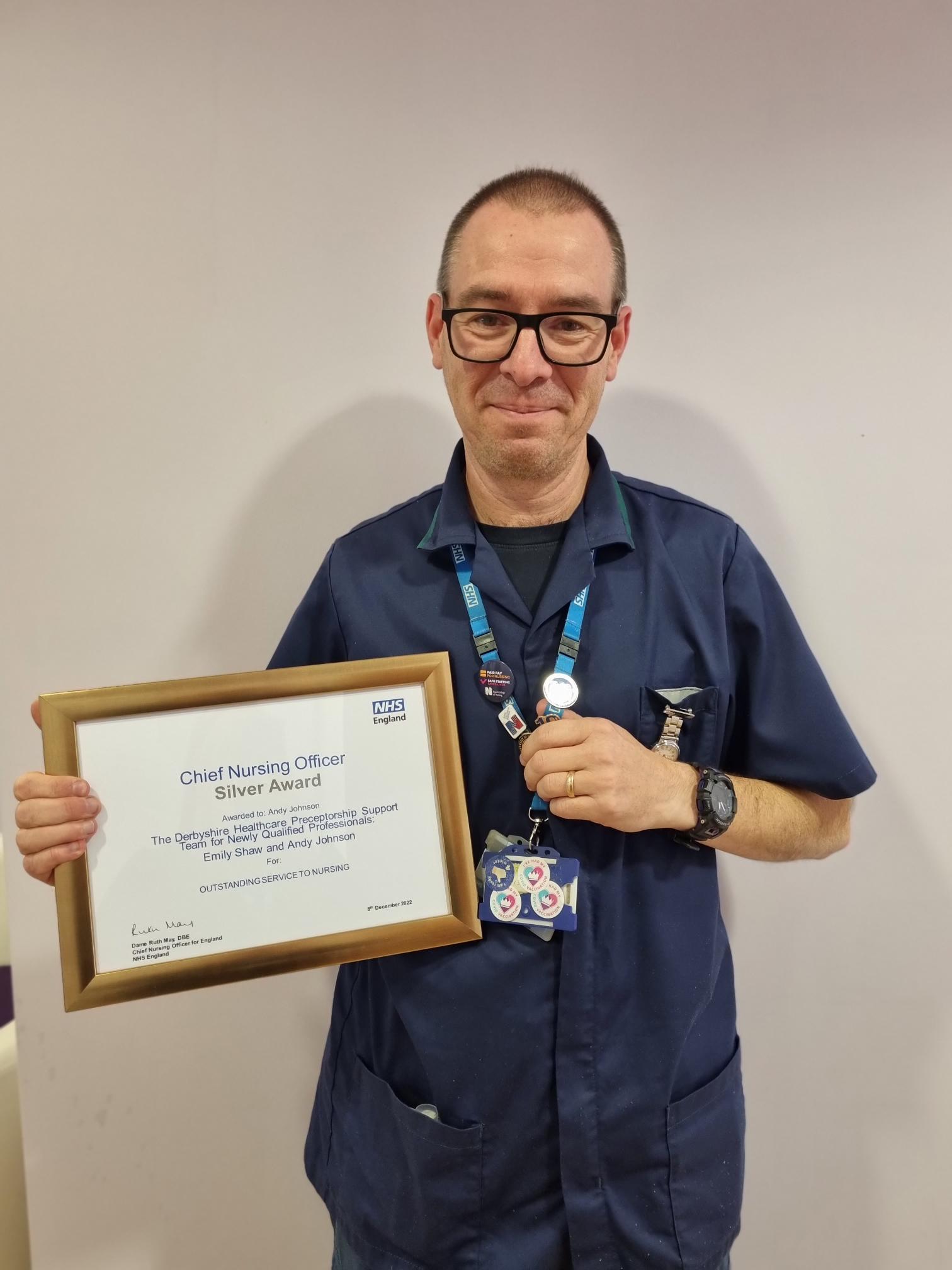 England’s top nurse awards Derbyshire Healthcare duo with Chief Nursing Officer Award
