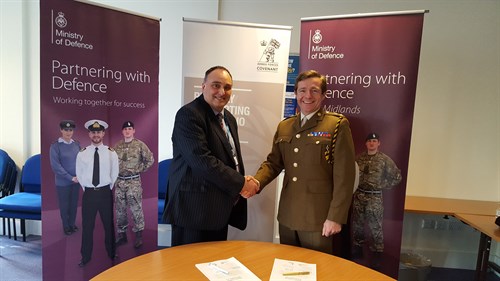 Derbyshire Healthcare signs Armed Forces Covenant